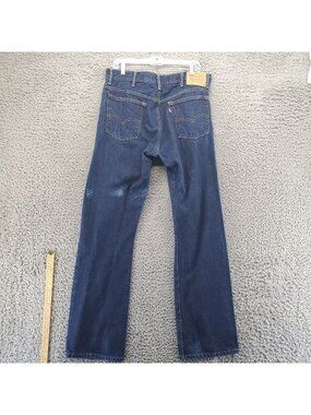 Levis Jeans Mens 34x34 Blue 517 HIgh Rise Bootcut Denim
